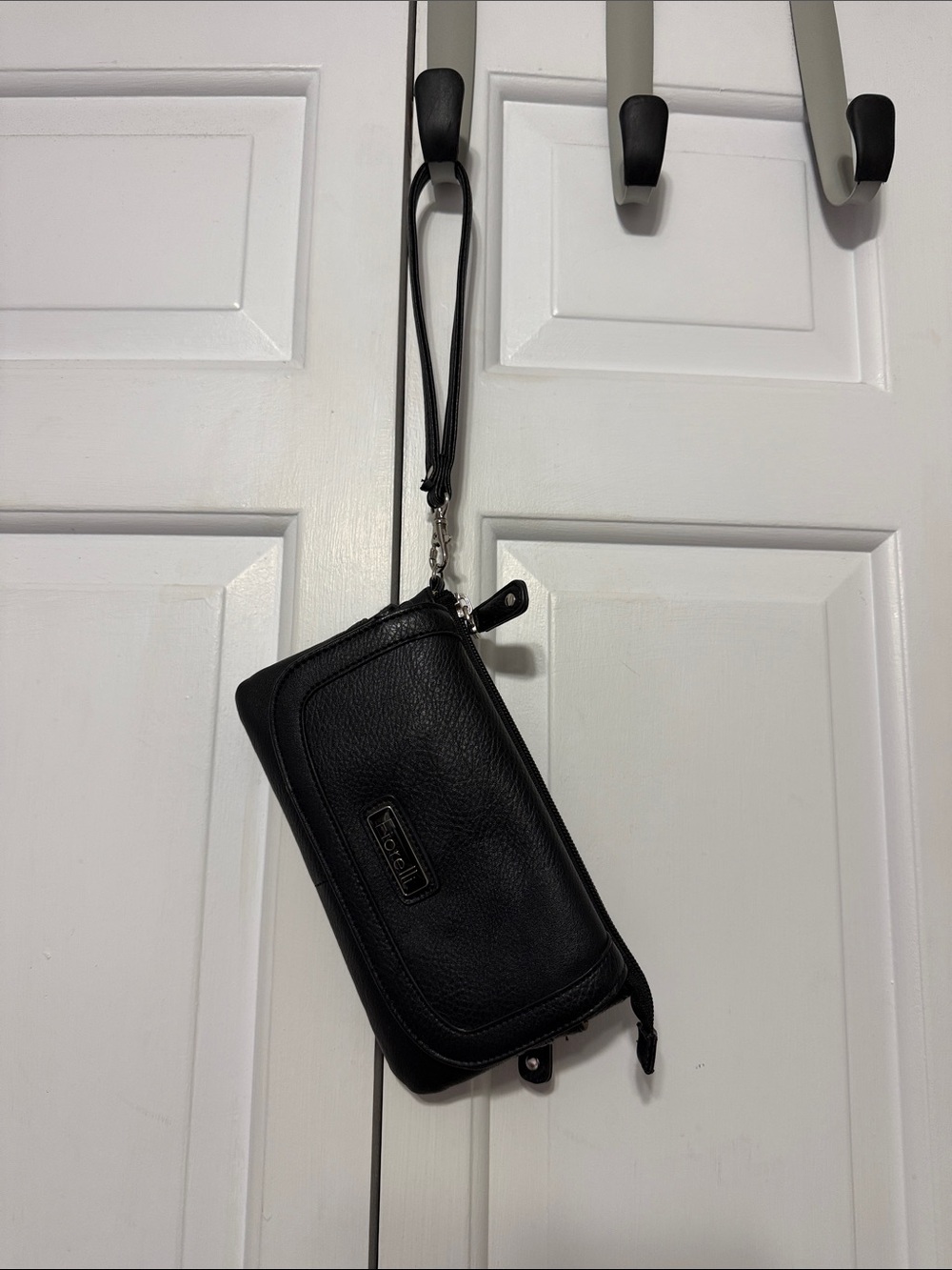Fiorelli Black Pebbled Wristlet Clutch Bag - Mint Condition